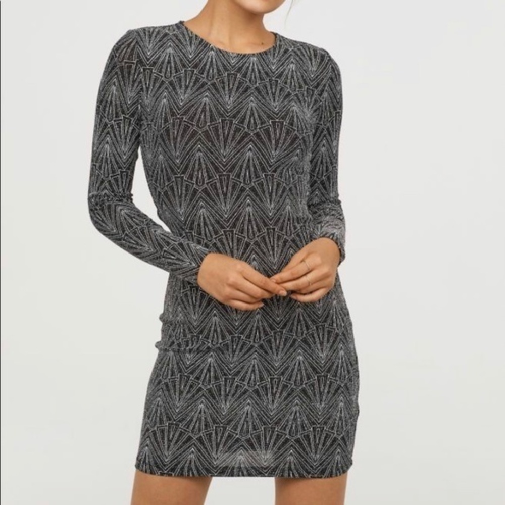 H&m glittery dress